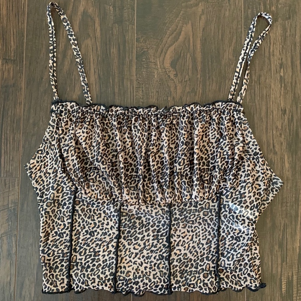 Leopard tank top